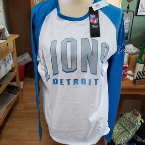 NFL team apparel Detroit lions mens shirt